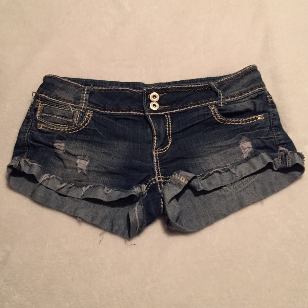 Denim shorts